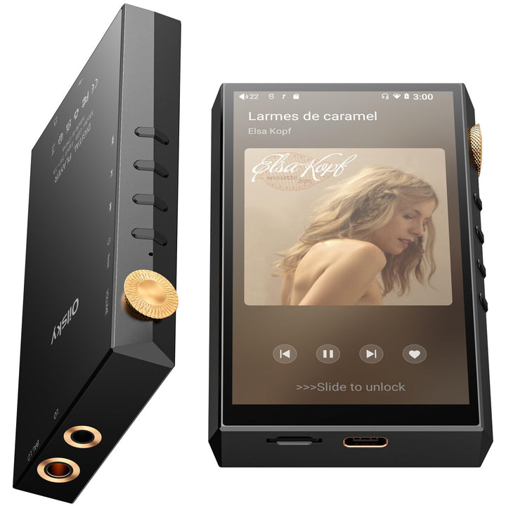 160GB Hi-Res Audio Player, Oilsky HiFi MP3 Player Bluetooth und WiFi, 4,02" Digitaler DSD512 Verlust