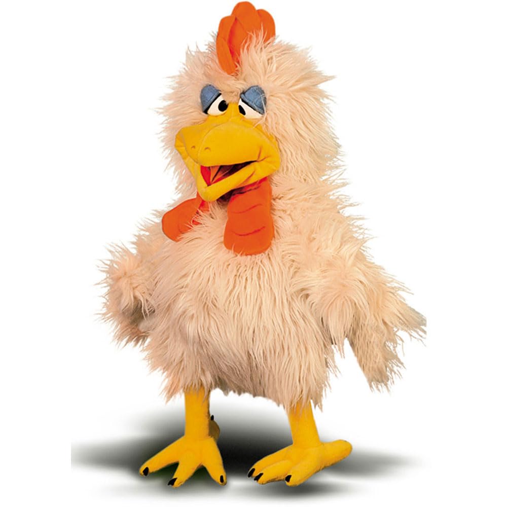 Handpuppe Heini der Hahn,