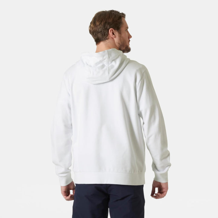 Helly Hansen Herren Hh Logo Hoodie Sweatshirt mit Kapuze (1er Pack) Weiss M Buchstabenmuster, Weiss