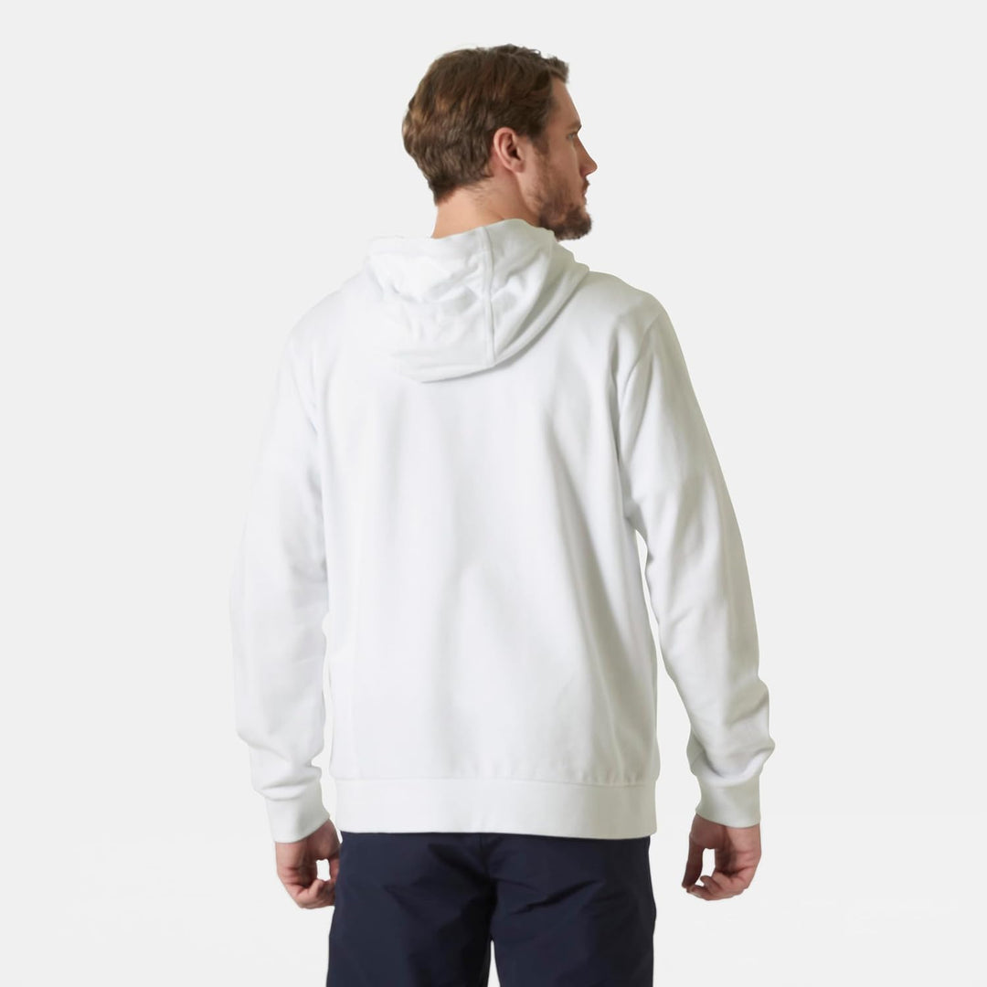 Helly Hansen Herren Hh Logo Hoodie Sweatshirt mit Kapuze (1er Pack) Weiss S Buchstabenmuster, Weiss