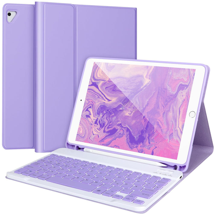 Tastatur hülle 9,7 für iPad 6./5. Gen 2018/2017, Bluetooth Tastatur für iPad Air 2/1, Pro 9,7‘’, mit