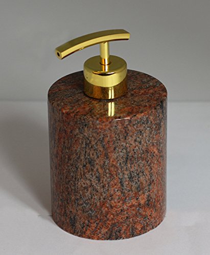 HOCHWERTIGER Granit NATURSTEIN Design Spender. Multicolor ROT Granit.