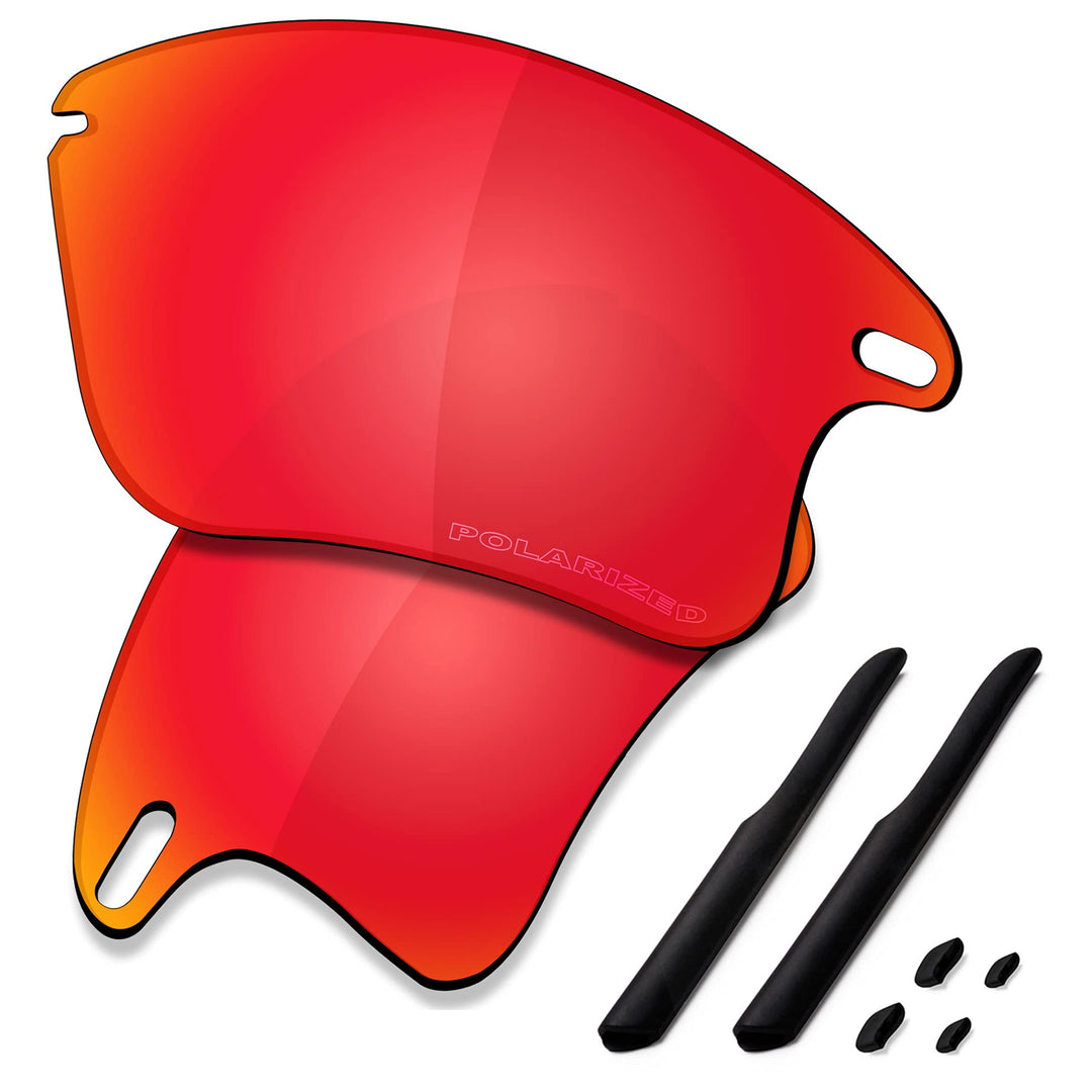 Saucer Premium-Ersatzgläser und Gummi-Kits für Oakley Fast Jacket XL OO9156 Sonnenbrillen High Defen