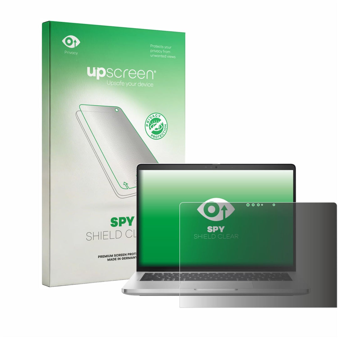 upscreen Anti-Spy Blickschutzfolie für Dell Pro 14 Plus 2-in-1 PB14250 Made in Germany, Privacy Disp