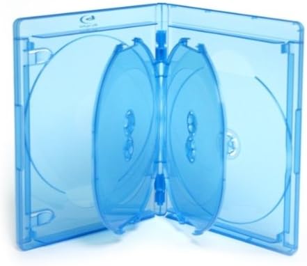Blu-ray DVD 5er Hüllen Elite 15 mm Blau, 5 Stück