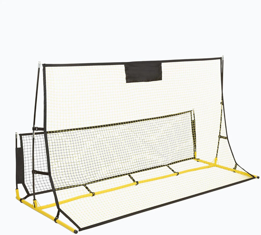 OneTeam Echo Fussball Rebounder – 2 Netze, verstellbar, inkl. Tasche