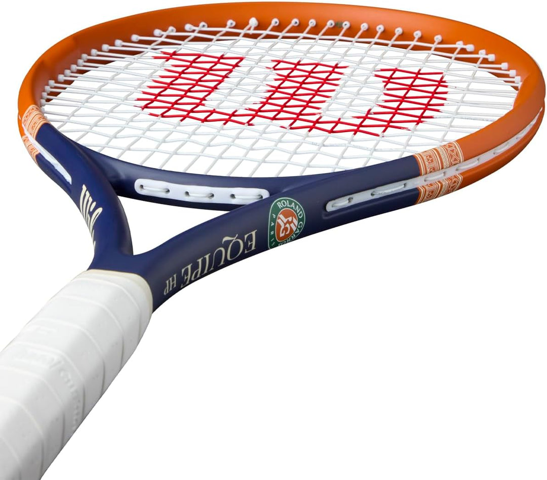Wilson Roland-Garros 2026 Equipe HP Tennisschläger, Geeignet für Wettkampfspieler mit Cushion-Aire-G