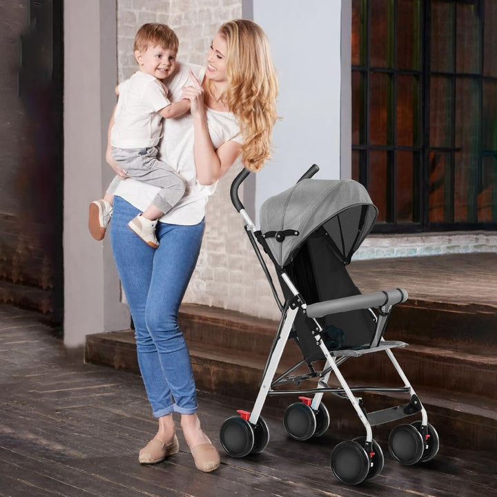 homewell Kinderwagen CITY Buggy Kinderbuggy klappbar Sportwagen Faltbar mit Sicherheitsgurt und Sonn