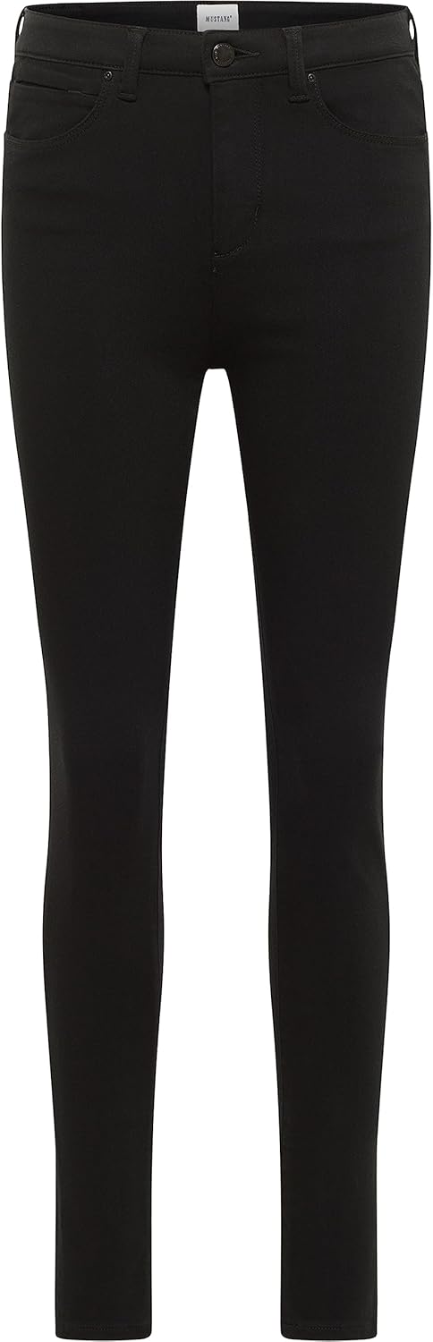 MUSTANG Damen Jeans Georgia Super Skinny Fit - Blau - Blue Denim W24-W34 Stretch 26W / 32L Tiefschwa