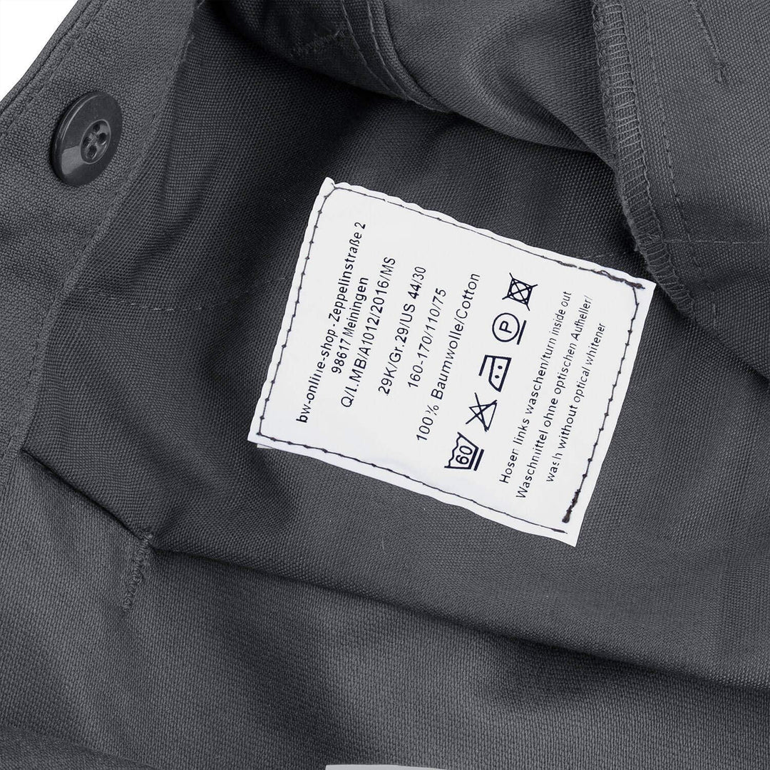 bw-online-shop Bundeswehr Moleskinhose BW Feldhose Original 46 Grau, 46 Grau