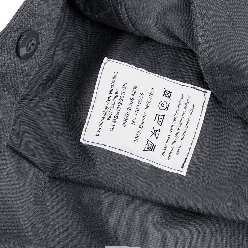 BW-ONLINE-SHOP Bundeswehr Moleskinhose BW Feldhose Original 22 Grau, 22 Grau