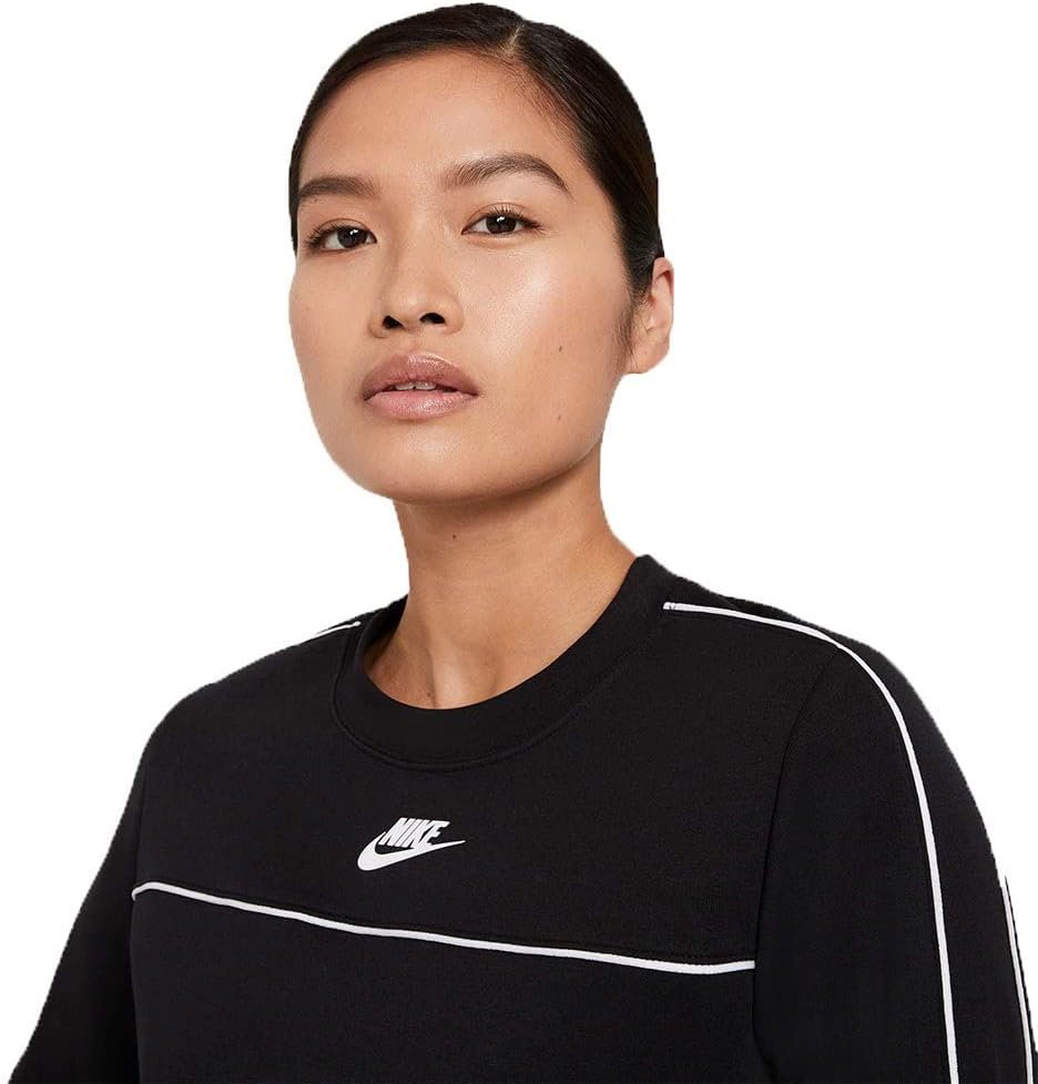 Nike Damen Sw Mlnm Essntl Langarmshirt L Black/White, L Black/White