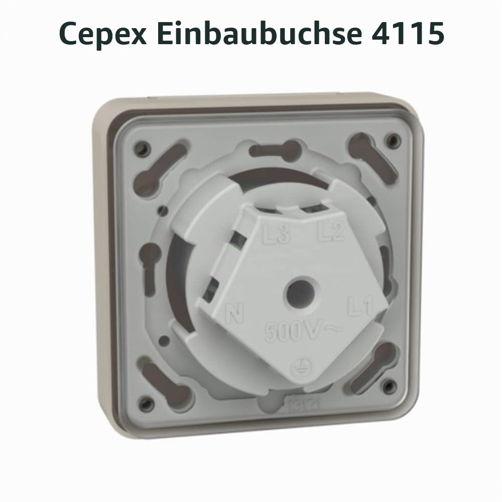 CEE-ANBAUDOSE IP44 16A5P MENNEKES 4115
