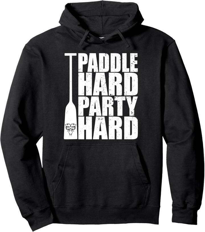 Drachenboot - Paddle hard Party hard für Paddler Pullover Hoodie