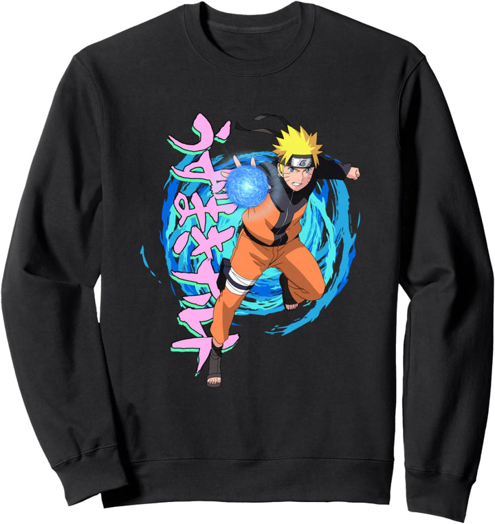 Naruto Shippuden Blaue Spiralen Sweatshirt