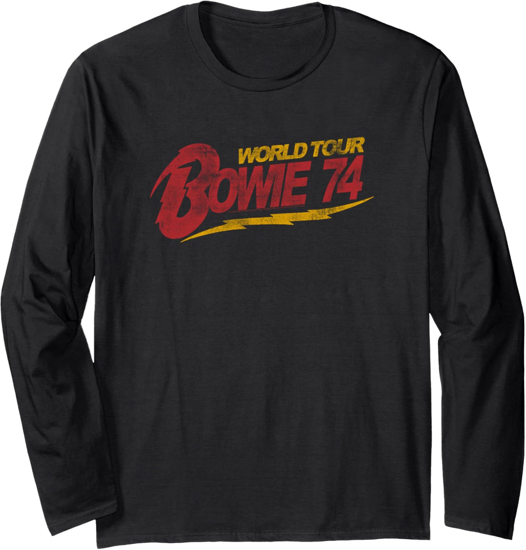 David Bowie - Retro '74 Langarmshirt