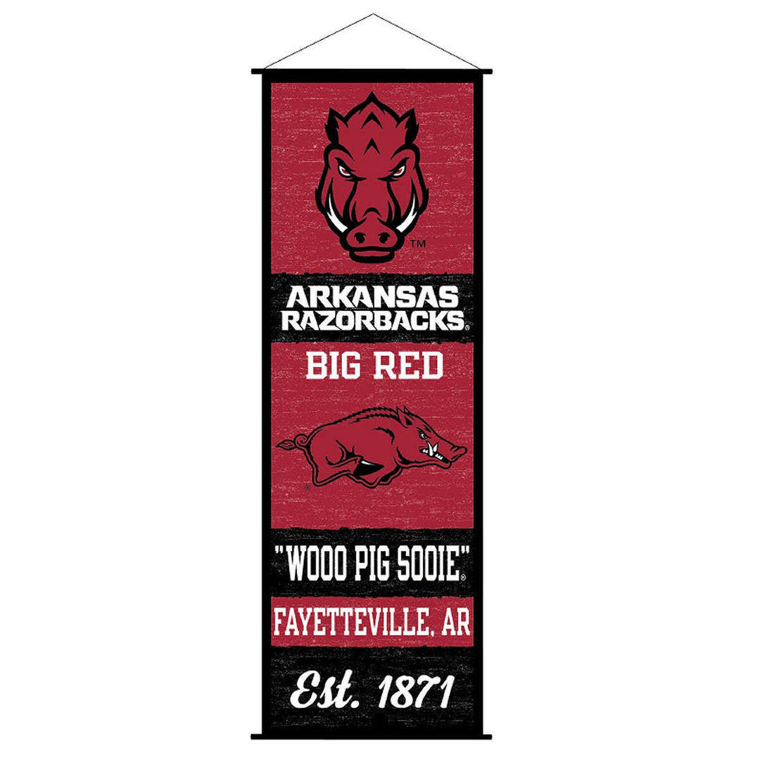 Wincraft Arkansas Razorbacks Banner und Scroll Schild