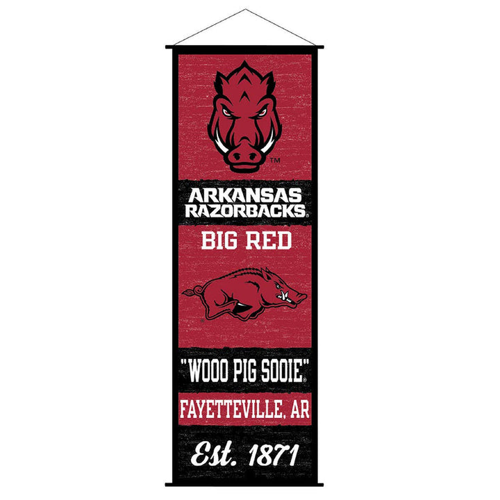 Wincraft Arkansas Razorbacks Banner und Scroll Schild