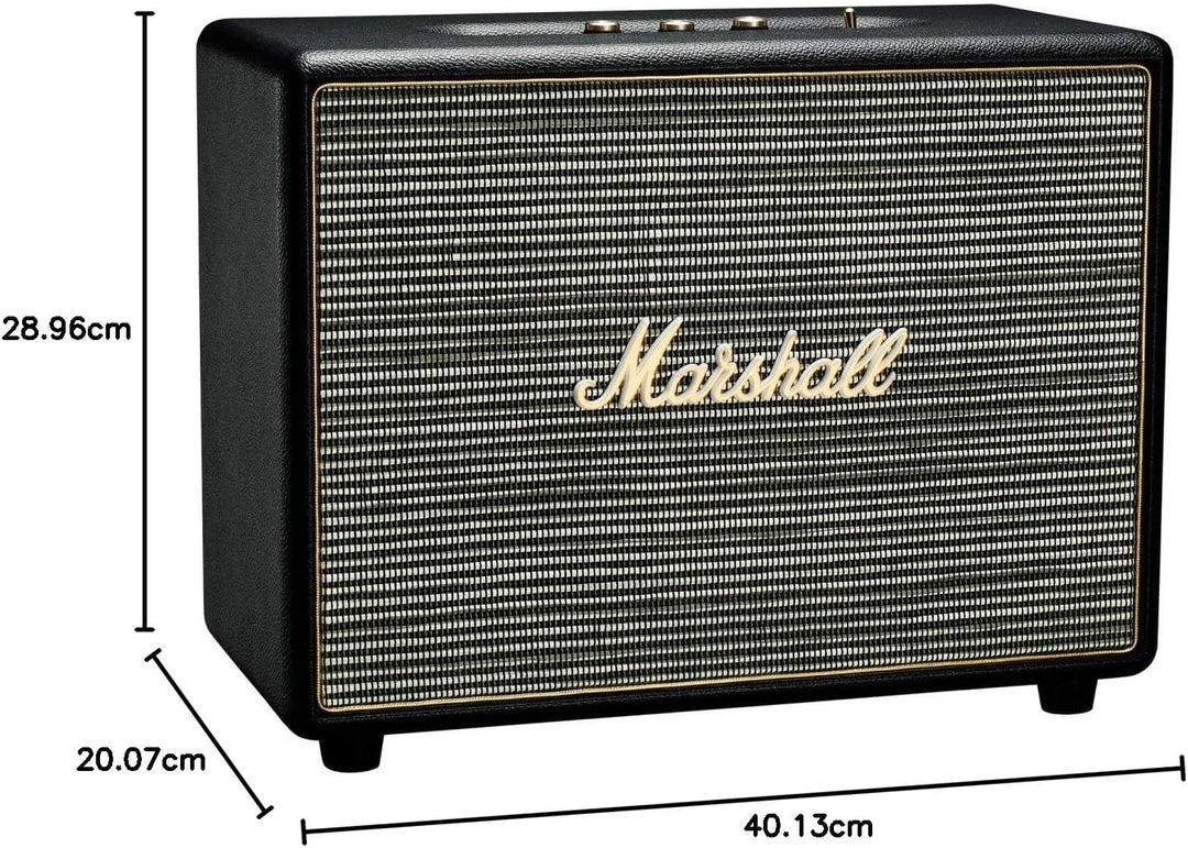 Marshall Woburn Bluetooth Lautsprecher (Bluetooth 4.0 aptX, RCA, Optischer Eingang) schwarz