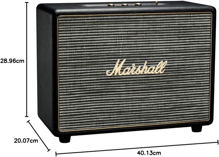 Marshall Woburn Bluetooth Lautsprecher (Bluetooth 4.0 aptX, RCA, Optischer Eingang) schwarz
