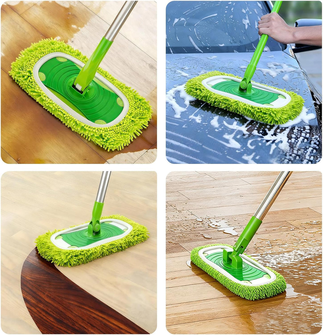 6 Stück für Swiffer Feuchte Bodentücher, Waschbar für Swiffer Bodentücher, Wiederverwendbar Trockene
