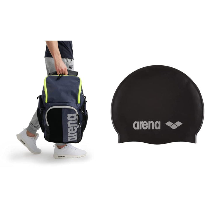 arena Spiky III Schwimm Rucksack 45, Freizeit- und Sportrucksack aus Wasserabweisendem Material, Gep