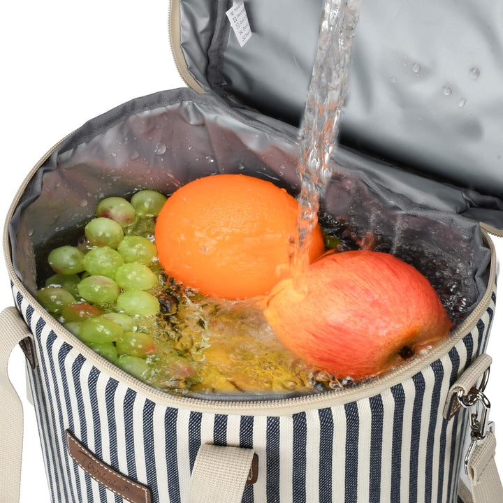 Kato Tirrinia Kühltasche Klein- Flaschenträger für Wein & Bier, gepolsterte weinkühltasche mit isoli