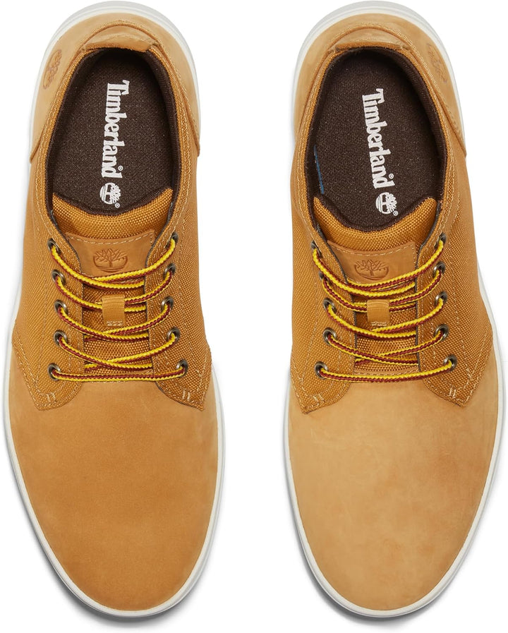 Timberland Herren Davis Square F/L Chukka Trainers and Sneakers Shoes 40 EU Wheat, 40 EU Wheat