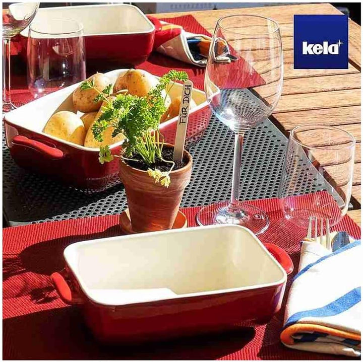 kela 11863, Keramik, Rot,beige