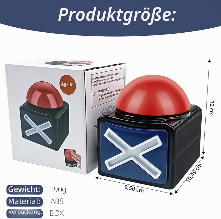 Spiel Antwort Buzzer mit Licht und Ton Trivia Quiz Got Talent Buzzer pro Game Show,Leuchtender und k