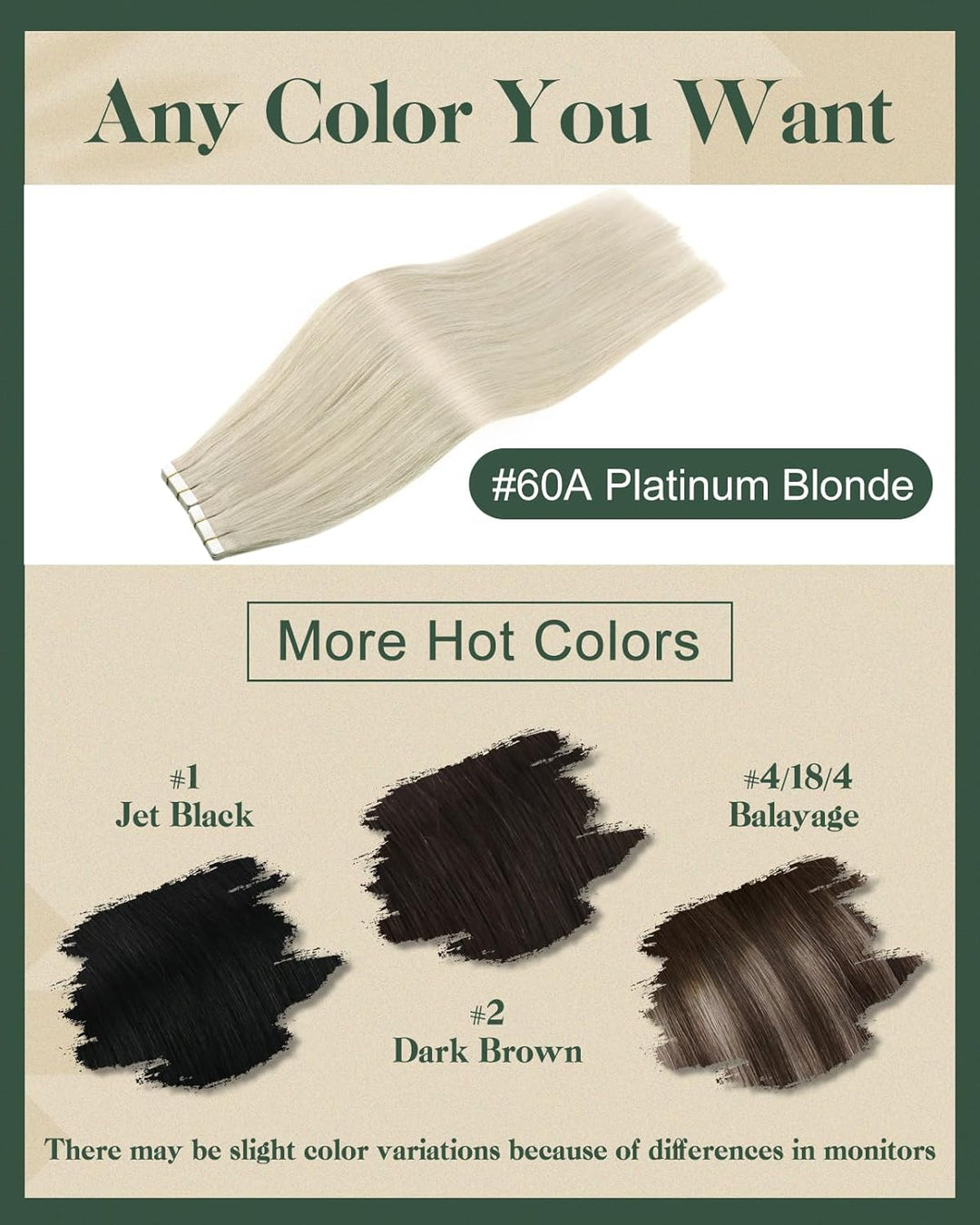 Ugeat Invisible Tape Extensions Echthaar Weissblond Echthaar Extensions Tape in Remy Haar Seamless H