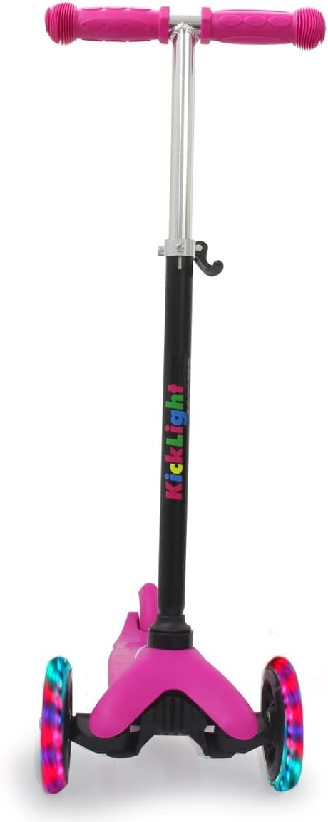 JAMARA 460497 - KickLight Scooter - Lenker höhenverstellbar, bewegliche Lenkstange zur Richtungsände