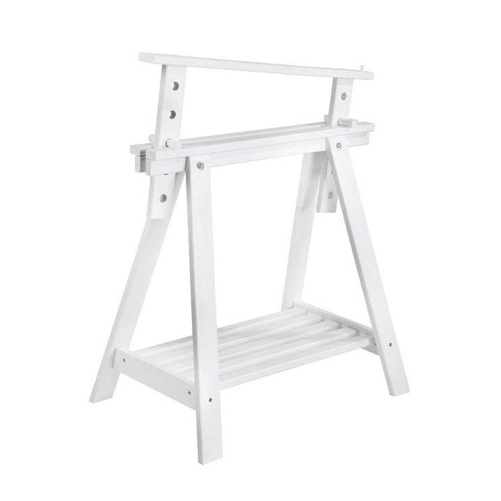 Astigarraga CAB005.58 Stützbock für Schreibtisch, weisser Steg – Steg (Weiss, Holz, 700 mm, 400 mm,