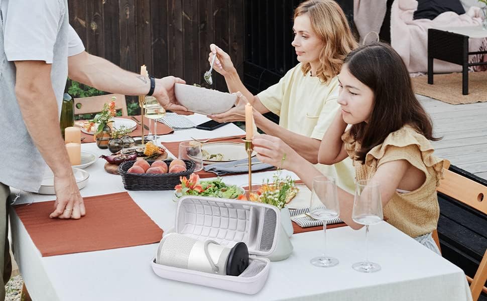 co2CREA Hart Tasche Schutzhülle für Bose SoundLink Revolve+ Plus/Revolve+ (Serie II) tragbarer Bluet