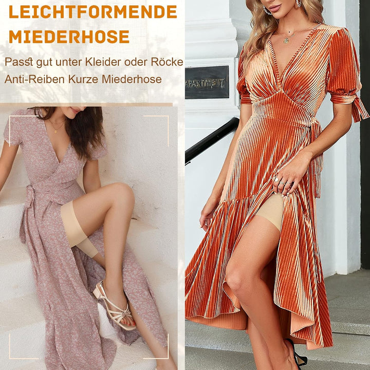 YARRCO Bauchweg Unterhose Damen Shapewear Miederhose Hohe Taille Body Shaper Unterwäsche Nahtlose Mi