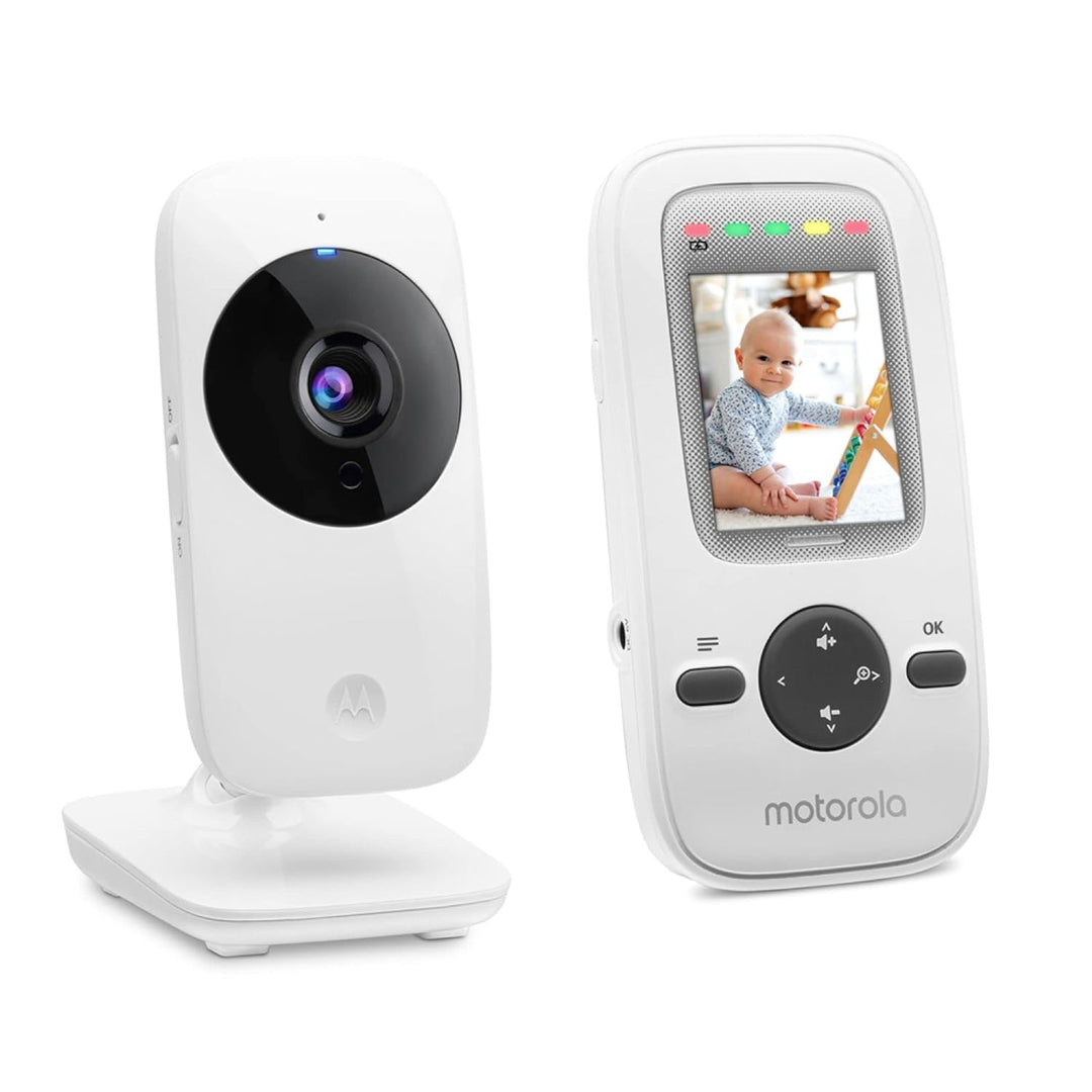 Motorola Nursery VM481 - Video Babyphone mit tragbarer Elterneinheit, hochempfindlichem Mikrofon, In