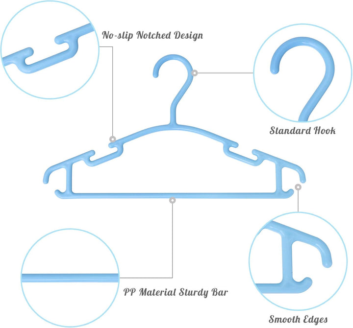 ilauke Kleiderbügel Kinderkleiderbügel 36 STK. Baby Kleiderbügel Hangers Aufbewahrung Kleiderbuegel