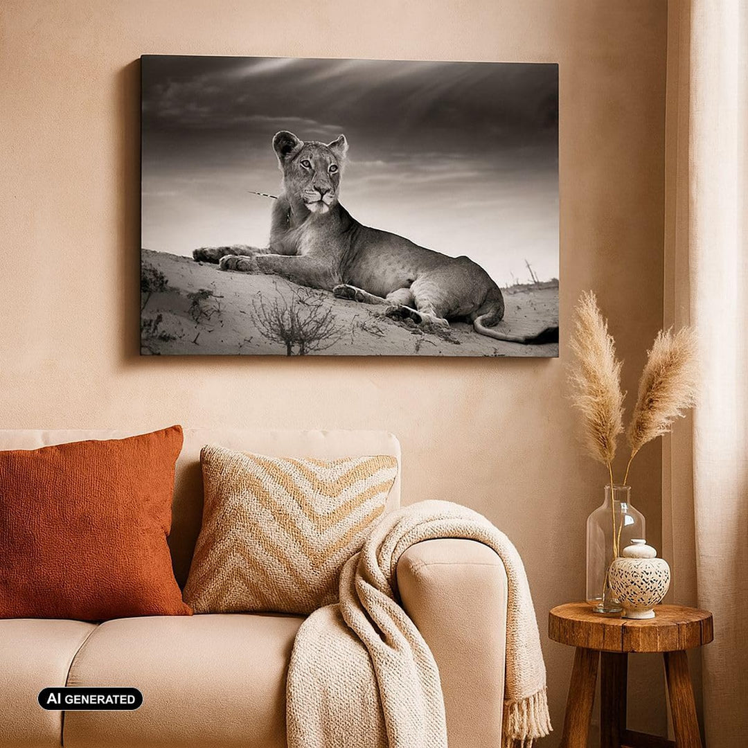 Bilder auf Leinwand Tierwelt weiblich katze Tier Leinwandbild 70x50cm Wandbilder Dekoration Wohnzimm