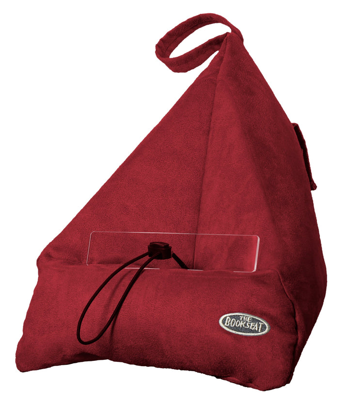 Book Seat 9346017000017 Lesesack/Buchstütze/Buchkissen/Tablet PC halter/Reisekissen mit Tasche, rot,