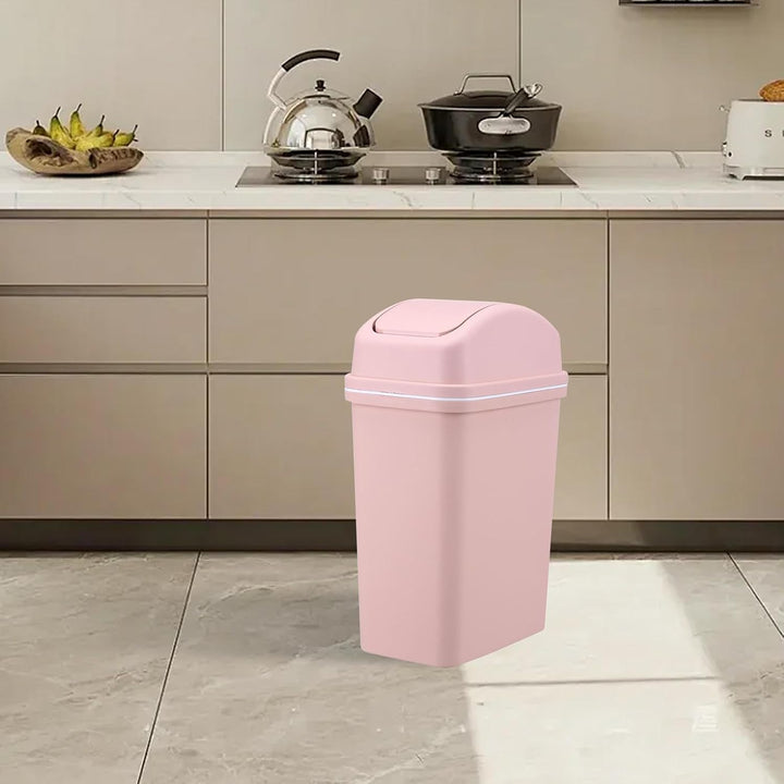 Hoher Küchenmülleimer, Mülleimer mit Schwingdeckel | 10L hoher Mülleimer mit Schwingdeckel,Badezimme