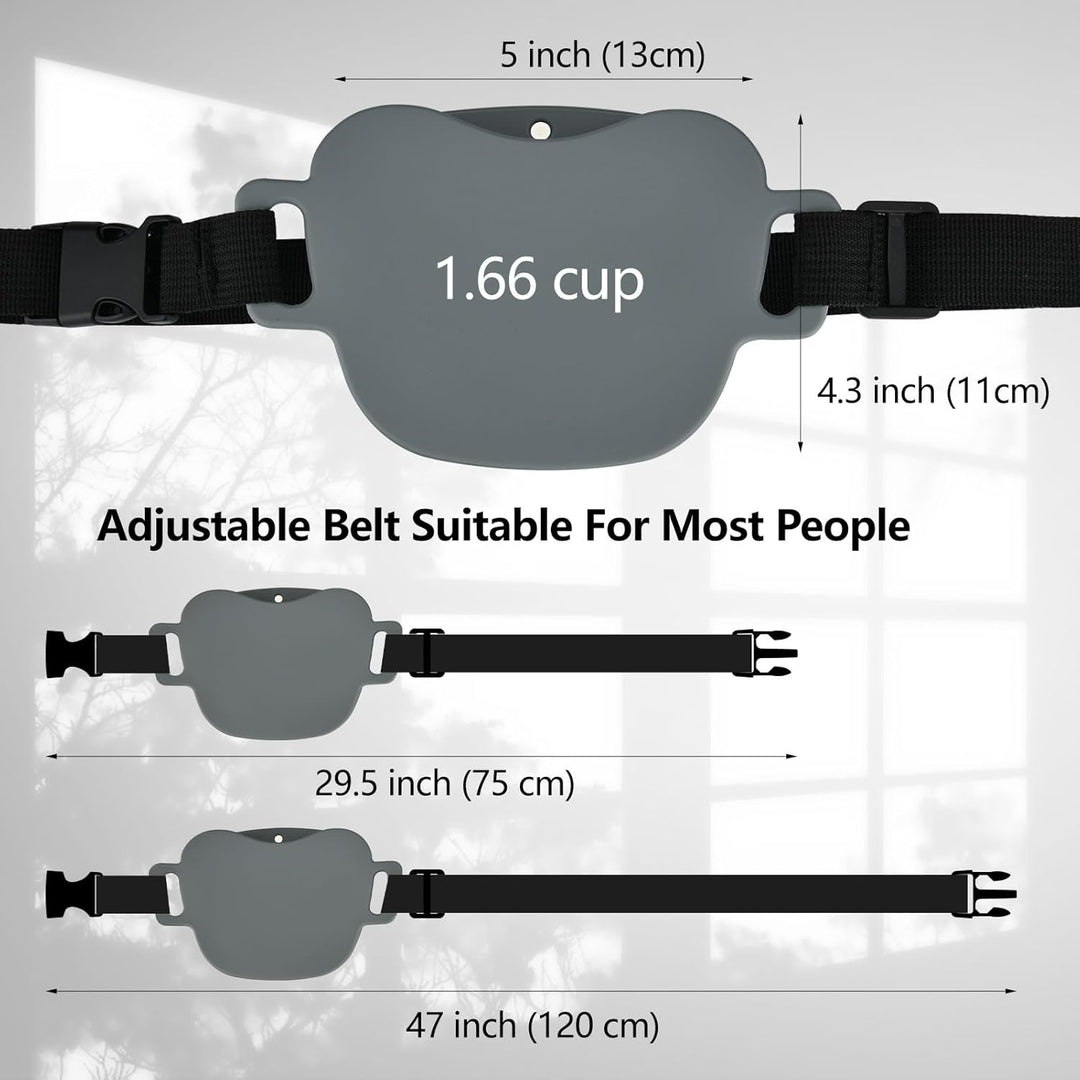 Pet Training Snack Tasche mit aktualisiertem magnetischen Clicker 2.0-Siegel, 1,66 Tassen Silikon-Ba