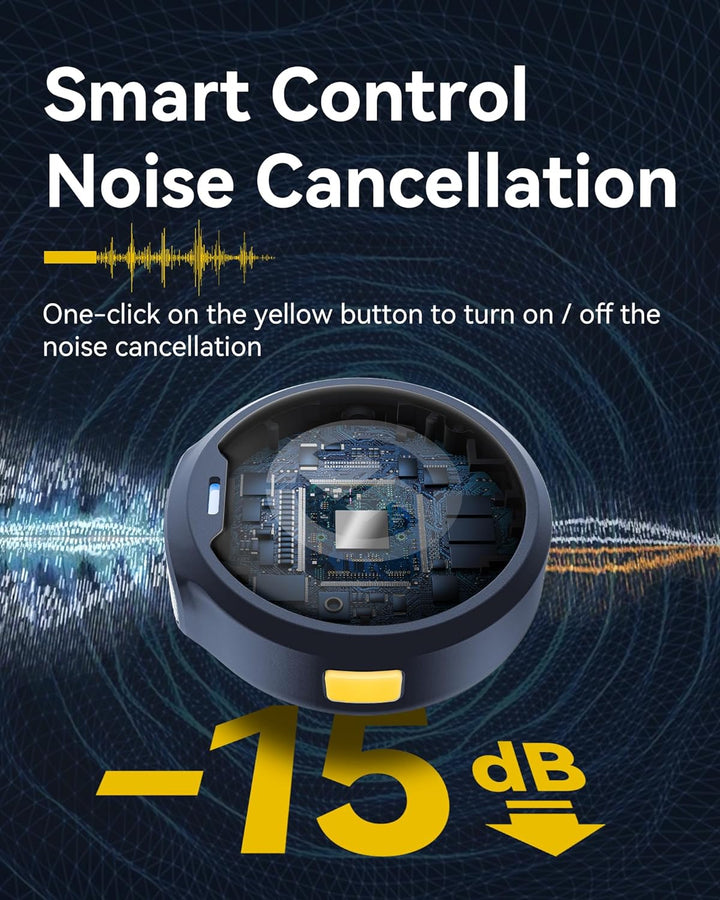 Hollyland Lark M2 Wireless Lavalier Mikrofon (2TX+1RX) für Kamera, iPhone, Android, PC, 48kHz/24 bit