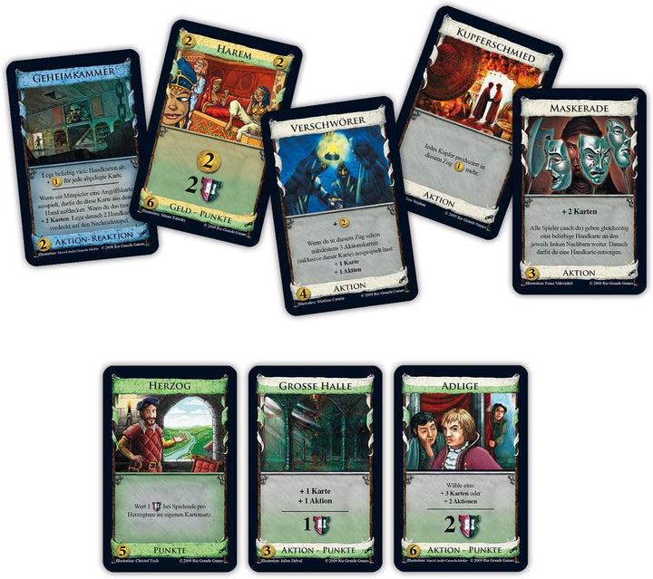Rio Grande Games 22501402 - Dominion Erweiterung - Die Intrige, Die Intrige