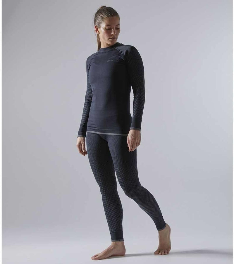 Craft Damen ADV Warm Fuseknit Intensity Ls W Oberteile XL Schwarz, XL Schwarz