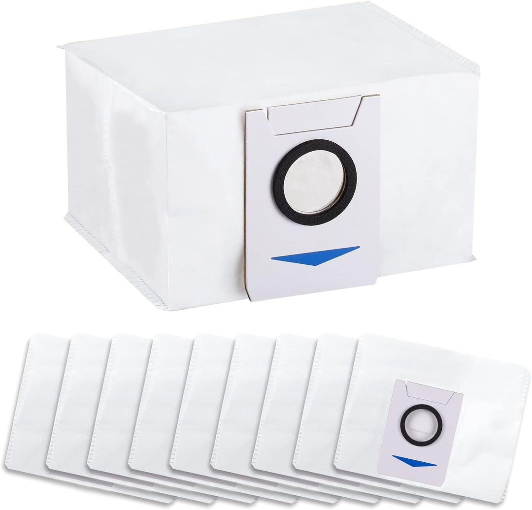 10 Stück Staubbeutel Zubehörset für Ecovacs Deebot X1 Omni / X1 e Omni / T20 Omni Absaugstation, 3L