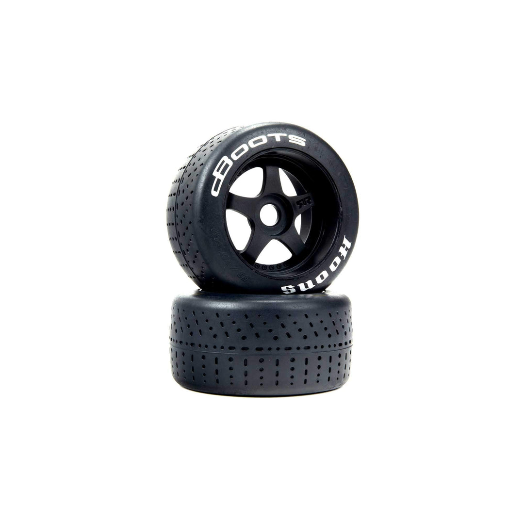 DBoots Hoons 53/107 2.9 Vormontierte Riemenreifen, weiss, 17mm Hex, 5-Speichen (2)