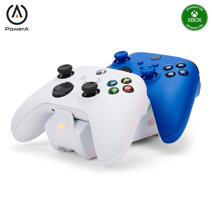 PowerA Duo-Ladestation für Xbox Series X|S - Weiss (EU) White, White