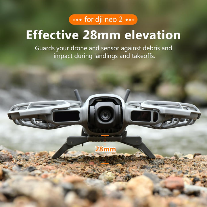 STARTRC Landegestell für DJI Neo 2 Zubehör,erweiterter Landeschutz | Erhöhtes Landefüsse für Neo 2 F