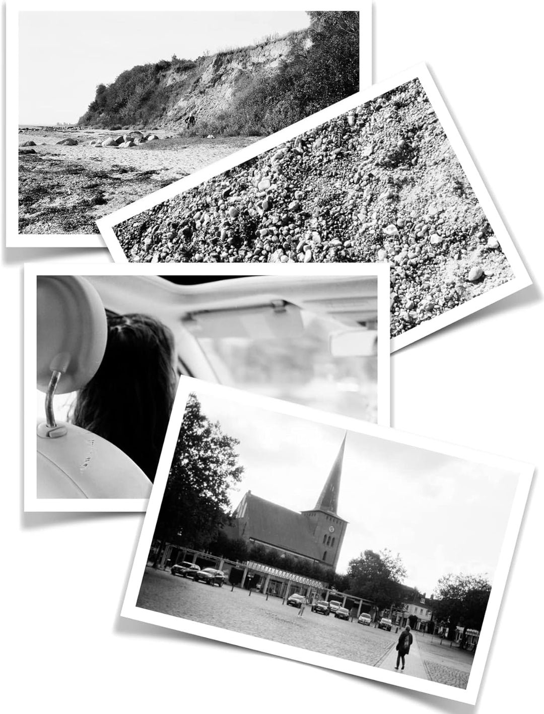 AgfaPhoto analoge 35mm Foto Kamera Black Set (B+W Film + Batterie) BLACK Kamera + Film S/W Kamera +