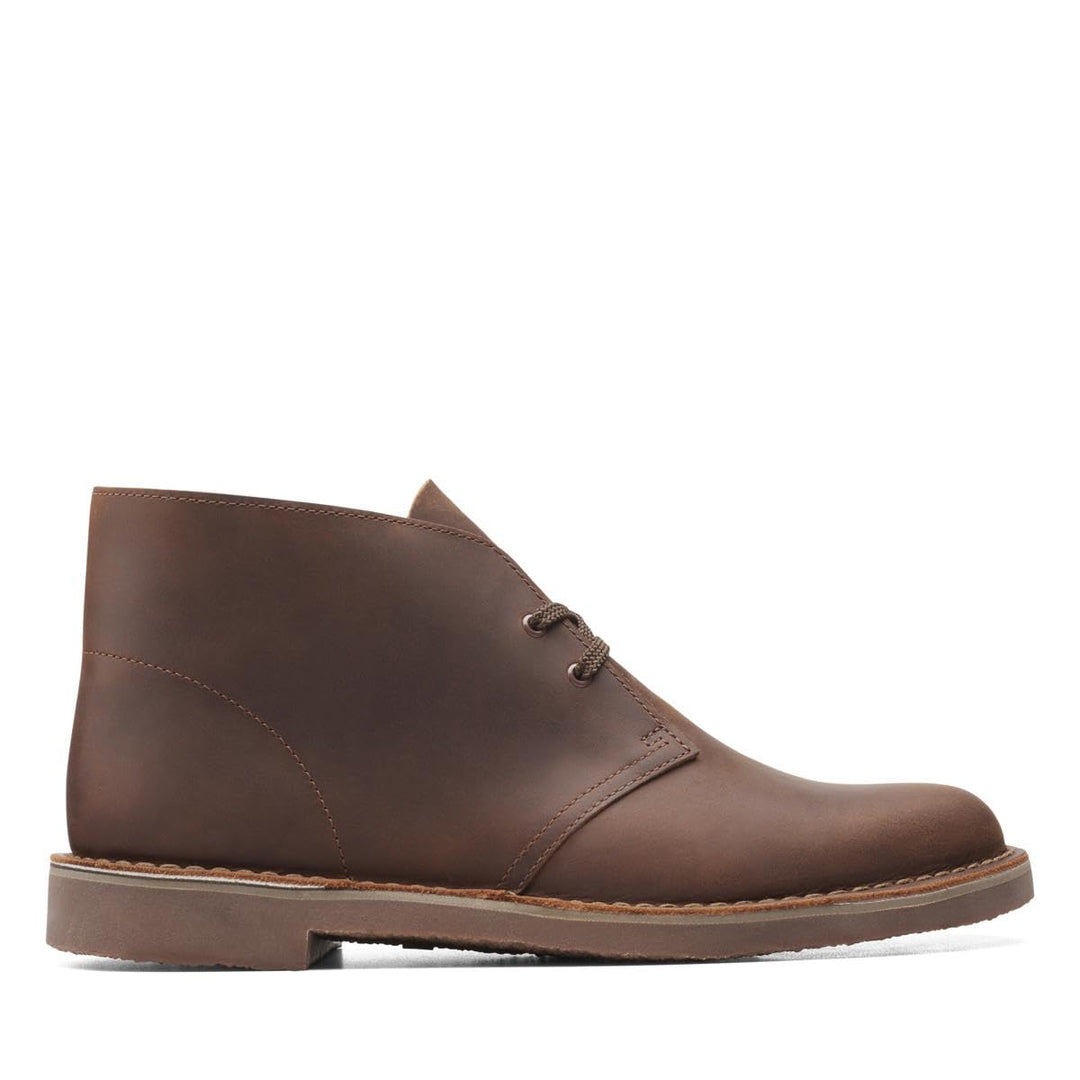 Clarks Herren Desert Boot Bushacre 3 Chukka-Stiefel 41 EU Dark Brown Lea, 41 EU Dark Brown Lea